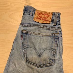 Vintage Levi’s, straight leg